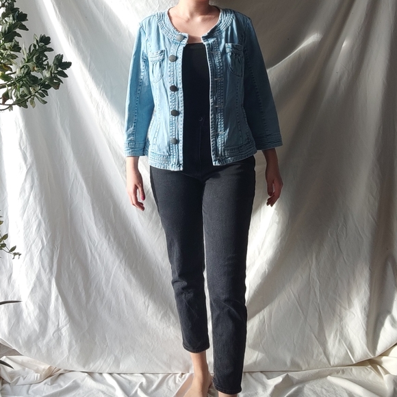 Light Wash Denim Jacket - Picture 2 of 4